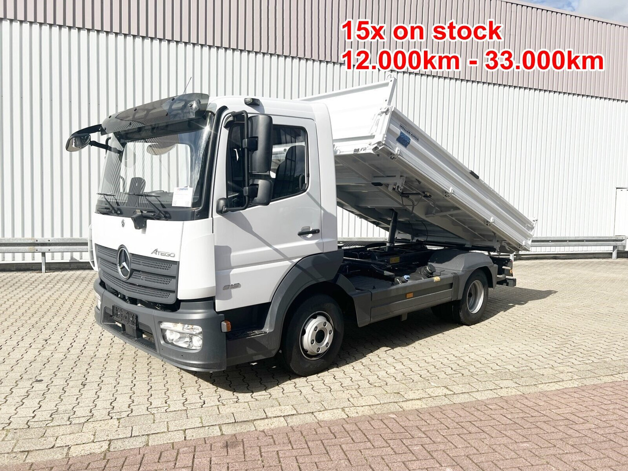 Mercedes-Benz Atego 818 K 4x2 Atego 818 K 4x2, 2x AHK, Meiller-Kipper, mehrfach Vorhanden! - Autocarro ribaltabile: foto 1 Mercedes-Benz Atego 818 K 4x2 Atego 818 K 4x2, 2x AHK, Meiller-Kipper, mehrfach Vorhanden! - Autocarro ribaltabile: foto 1