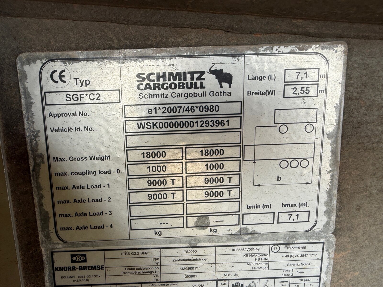 Schmitz Cargobull ZKI 18-4.9 ZKI 18-4.9, Alu-Bordwände, ca. 10m³ - Rimorchio ribaltabile: foto 3 Schmitz Cargobull ZKI 18-4.9 ZKI 18-4.9, Alu-Bordwände, ca. 10m³ - Rimorchio ribaltabile: foto 3