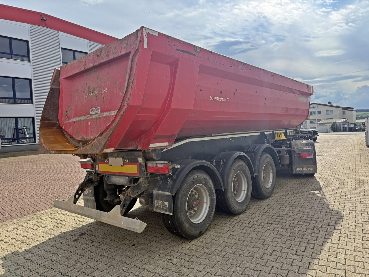 Semirimorchio Schwarzmüller K-Serie Kippauflieger, Hardoxmulde ca. 24/26m³, Liftachse K-Serie Kippauflieger, Hardoxmulde ca. 24/26m³, Liftachse: foto 12