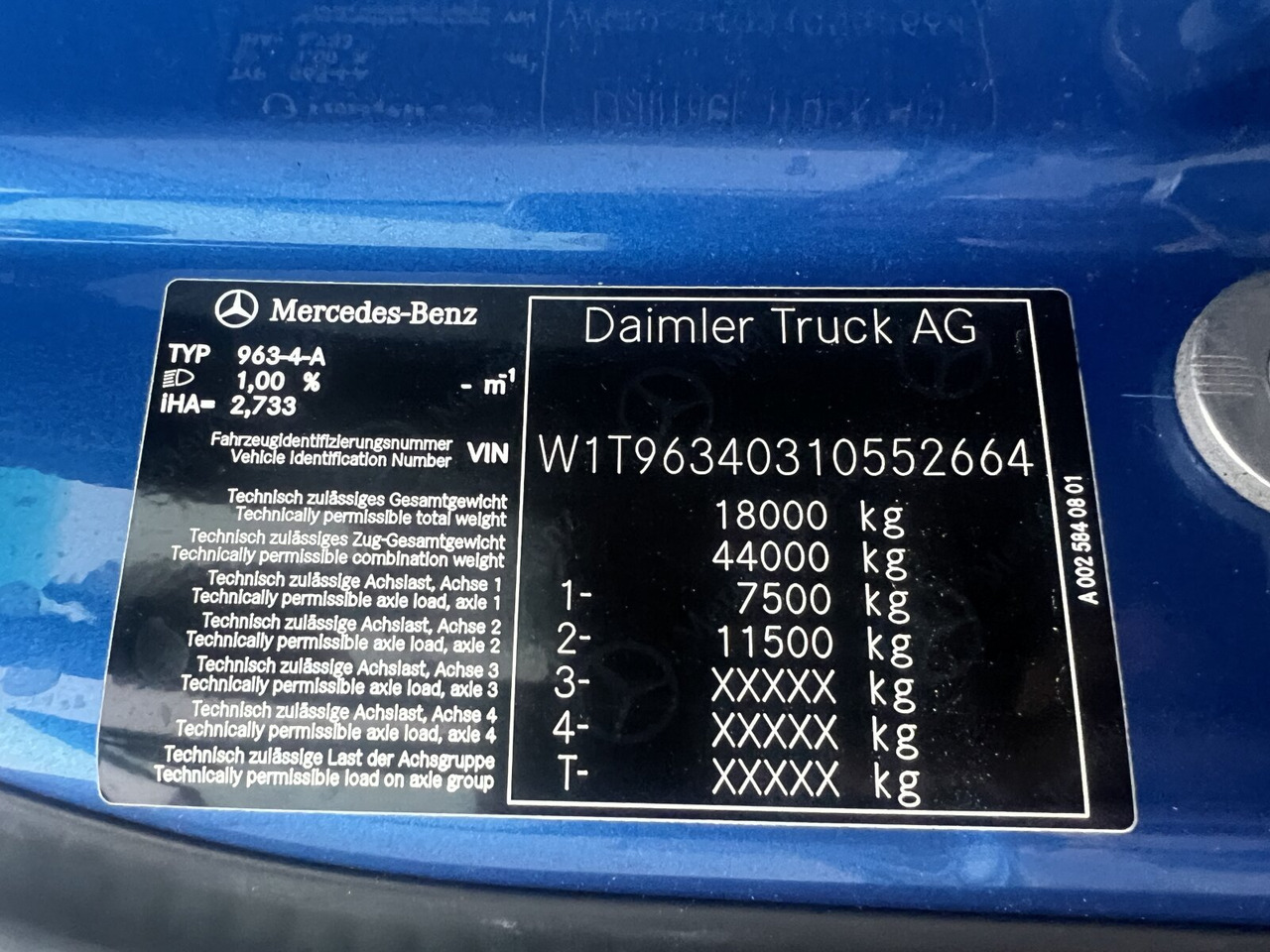 Mercedes-Benz Actros 1843 LS 4x4 HAD Actros 1843 LS 4x4 HAD, HydroDrive, MirrorCam, MultimediaCockpit - Trattore stradale: foto 4 Mercedes-Benz Actros 1843 LS 4x4 HAD Actros 1843 LS 4x4 HAD, HydroDrive, MirrorCam, MultimediaCockpit - Trattore stradale: foto 4