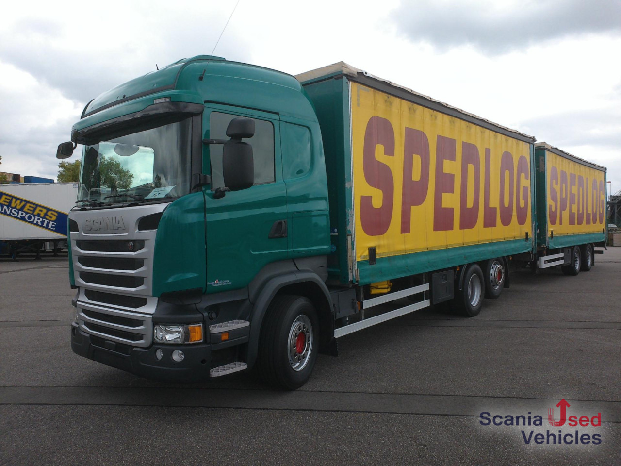 SCANIA R450LB6x2*4MNB LBW 2,0t NUR 462 TKM! HU neu! - Camion centinato: foto 1 SCANIA R450LB6x2*4MNB LBW 2,0t NUR 462 TKM! HU neu! - Camion centinato: foto 1
