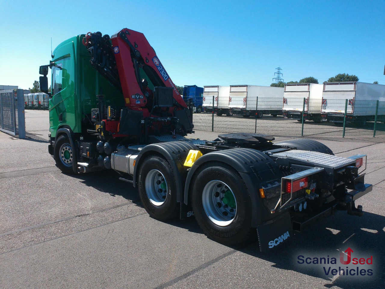 Trattore stradale SCANIA R 450 B6x4NA mit Kran HMF 2320-K-RCS 23mtr.: foto 11