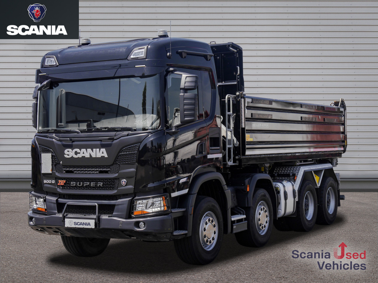 SCANIA G 500 B8x4HZ XT - Meiller Gesteinskipper - - Autocarro ribaltabile: foto 1 SCANIA G 500 B8x4HZ XT - Meiller Gesteinskipper - - Autocarro ribaltabile: foto 1