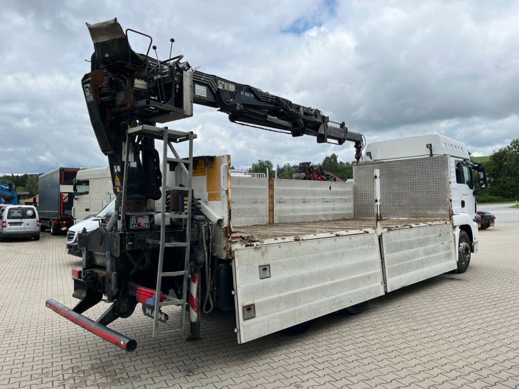 Autocarro con pianale/ Cassone fisso, Camion con gru MAN TGS 26.440 Baustoff mit HIAB XS 166 Kran: foto 10