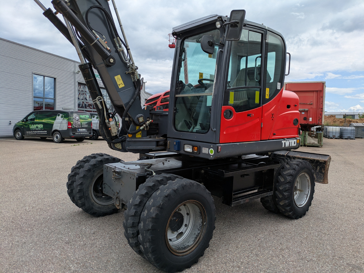 TEREX TW110 Mobilbagger Powertilt Rußpartikelfilter - Escavatore gommato: foto 2 TEREX TW110 Mobilbagger Powertilt Rußpartikelfilter - Escavatore gommato: foto 2