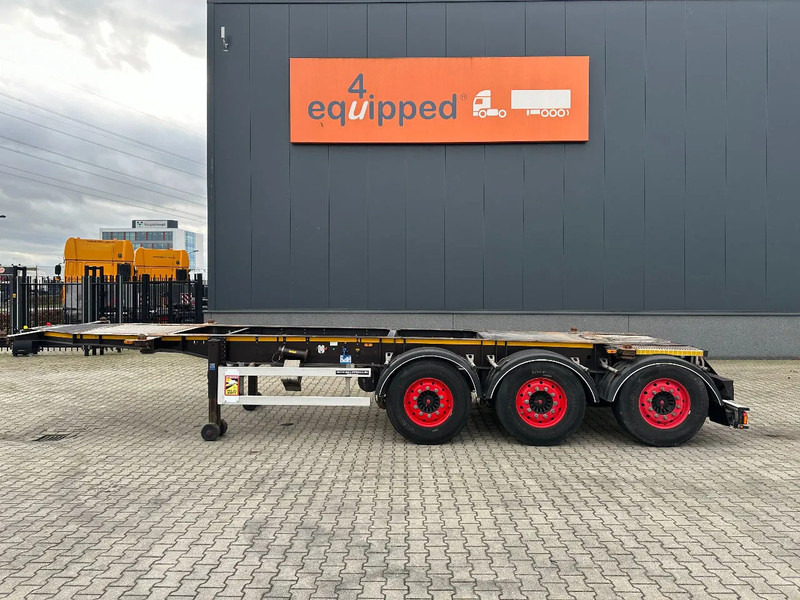 Burg 25X 20FT ADR (EX/II, EX/III, FL, AT) Chassis, Empty weight : 3.690kg, SAF INTRADISC, 2x Liftaxle, NL-chassis - Semirimorchio portacontainer/ Caisse interchangeable: foto 2 Burg 25X 20FT ADR (EX/II, EX/III, FL, AT) Chassis, Empty weight : 3.690kg, SAF INTRADISC, 2x Liftaxle, NL-chassis - Semirimorchio portacontainer/ Caisse interchangeable: foto 2