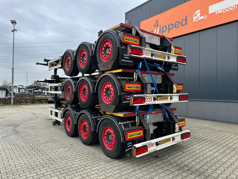 Burg stack of 3x BURG 20FT ADR (EX/II, EX/III, FL, AT) Chassis, Empty weight : 3.690kg, SAF INTRADISC, 2x Liftaxle, NL-chassis - Semirimorchio portacontainer/ Caisse interchangeable: foto 3 Burg stack of 3x BURG 20FT ADR (EX/II, EX/III, FL, AT) Chassis, Empty weight : 3.690kg, SAF INTRADISC, 2x Liftaxle, NL-chassis - Semirimorchio portacontainer/ Caisse interchangeable: foto 3