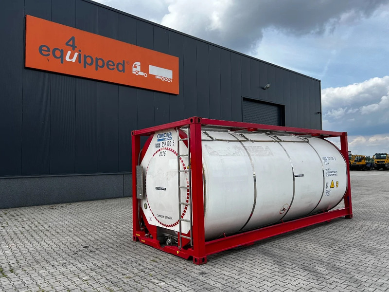 CIMC 20FT ISO, 25.010L/1-COMP/3 BAFFELS/4 shutters, ADR valid until 01/2027 - Serbatoio di stoccaggio: foto 1 CIMC 20FT ISO, 25.010L/1-COMP/3 BAFFELS/4 shutters, ADR valid until 01/2027 - Serbatoio di stoccaggio: foto 1