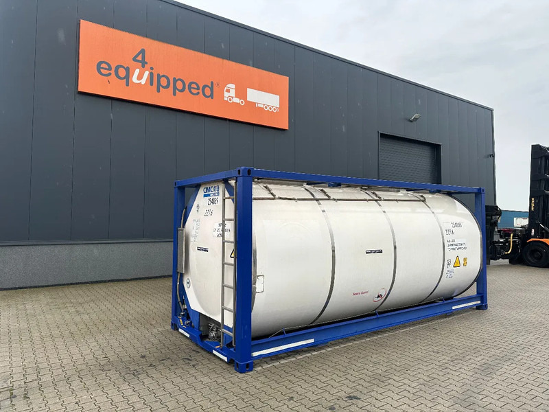 CIMC 20FT ISO, 25.060L / 1-COMP / 3 BAFFELS / T11 / 4 manholes / ADR valid until 10/2027 - Serbatoio di stoccaggio: foto 1 CIMC 20FT ISO, 25.060L / 1-COMP / 3 BAFFELS / T11 / 4 manholes / ADR valid until 10/2027 - Serbatoio di stoccaggio: foto 1