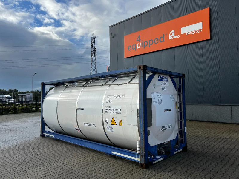 CIMC 20FT ISO, 25.070L/1-COMP/3 BAFFELS/4 manholes, ADR valid until 01/2027 - Serbatoio di stoccaggio: foto 4 CIMC 20FT ISO, 25.070L/1-COMP/3 BAFFELS/4 manholes, ADR valid until 01/2027 - Serbatoio di stoccaggio: foto 4