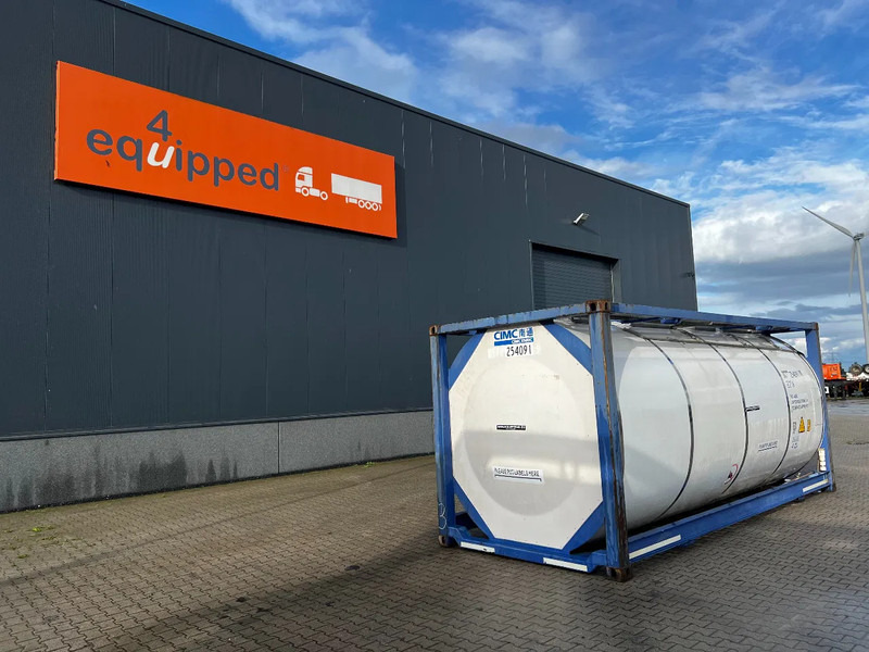 CIMC 20FT ISO, 25.070L/1-COMP/3 BAFFELS/4 manholes, ADR valid until 01/2027 - Serbatoio di stoccaggio: foto 1 CIMC 20FT ISO, 25.070L/1-COMP/3 BAFFELS/4 manholes, ADR valid until 01/2027 - Serbatoio di stoccaggio: foto 1