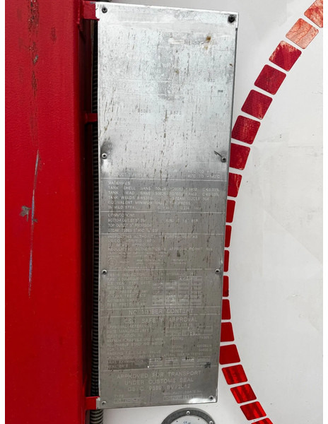 Serbatoio di stoccaggio per il trasporto di prodotti chimici CIMC 20FT ISO, 25.080L / 1-COMP / 3 BAFFELS / T12 / 4 manholes / ADR valid until 02/2027: foto 9 Serbatoio di stoccaggio per il trasporto di prodotti chimici CIMC 20FT ISO, 25.080L / 1-COMP / 3 BAFFELS / T12 / 4 manholes / ADR valid until 02/2027: foto 9