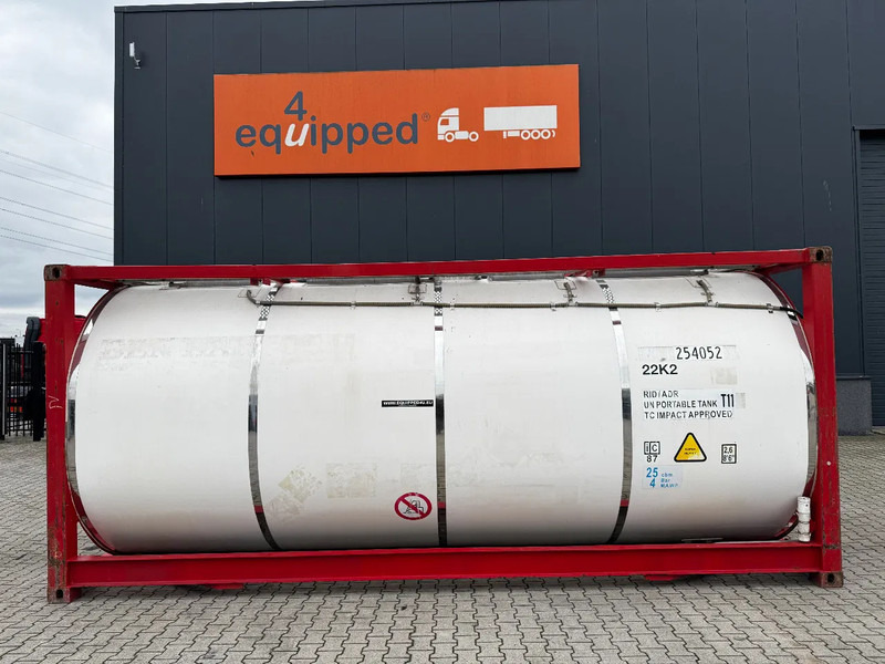 CIMC 20FT ISO, 25.080L / 1-COMP / 3 BAFFELS / T12 / 4 manholes / ADR valid until 02/2027 - Serbatoio di stoccaggio: foto 2 CIMC 20FT ISO, 25.080L / 1-COMP / 3 BAFFELS / T12 / 4 manholes / ADR valid until 02/2027 - Serbatoio di stoccaggio: foto 2