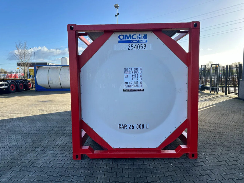 CIMC 20FT ISO, 25.080L / 1-COMP / 3 BAFFELS / T12 / 4 manholes / ADR valid until 12/2026 - Serbatoio di stoccaggio: foto 5 CIMC 20FT ISO, 25.080L / 1-COMP / 3 BAFFELS / T12 / 4 manholes / ADR valid until 12/2026 - Serbatoio di stoccaggio: foto 5