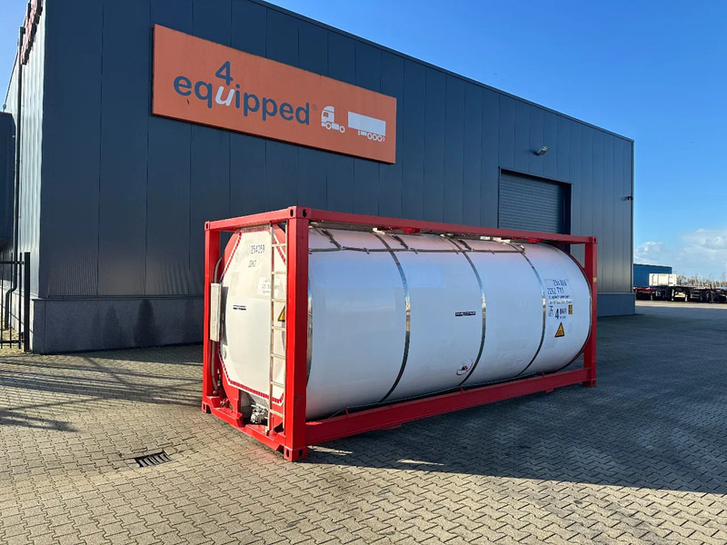 CIMC 20FT ISO, 25.080L / 1-COMP / 3 BAFFELS / T12 / 4 manholes / ADR valid until 12/2026 - Serbatoio di stoccaggio: foto 1 CIMC 20FT ISO, 25.080L / 1-COMP / 3 BAFFELS / T12 / 4 manholes / ADR valid until 12/2026 - Serbatoio di stoccaggio: foto 1