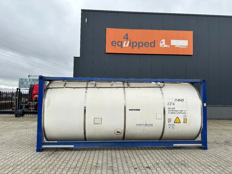 CIMC 20FT ISO, 25.090L / 1-COMP / 3 BAFFELS / T12 / 4 manholes / ADR valid until 06/2027 - Serbatoio di stoccaggio: foto 3 CIMC 20FT ISO, 25.090L / 1-COMP / 3 BAFFELS / T12 / 4 manholes / ADR valid until 06/2027 - Serbatoio di stoccaggio: foto 3