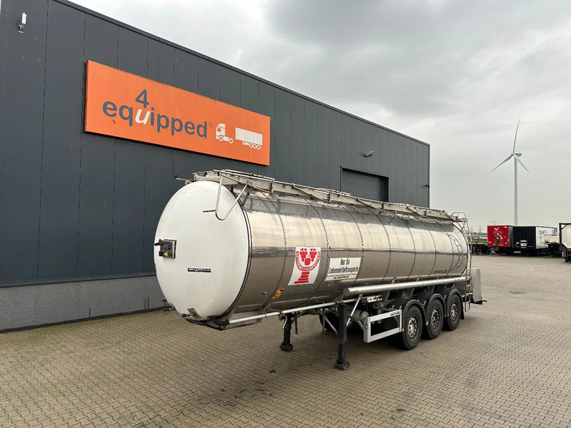 Feldbinder FOOD / LEVENSMIDDELEN / LEBENSMITTEL / 33.500L / 3-COMP / PUMP / NL-trailer / APK: 05-2026 - Semirimorchio cisterna: foto 1 Feldbinder FOOD / LEVENSMIDDELEN / LEBENSMITTEL / 33.500L / 3-COMP / PUMP / NL-trailer / APK: 05-2026 - Semirimorchio cisterna: foto 1