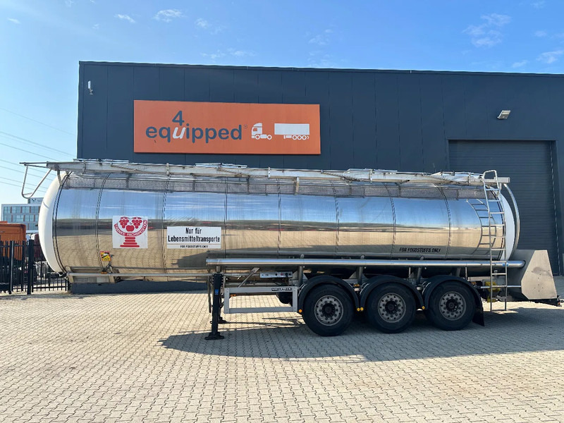 Feldbinder FOOD / LEVENSMIDDELEN / LEBENSMITTEL / 33.500L / 3-COMP / PUMP / NL-trailer / APK: 05-2026 - Semirimorchio cisterna: foto 2 Feldbinder FOOD / LEVENSMIDDELEN / LEBENSMITTEL / 33.500L / 3-COMP / PUMP / NL-trailer / APK: 05-2026 - Semirimorchio cisterna: foto 2