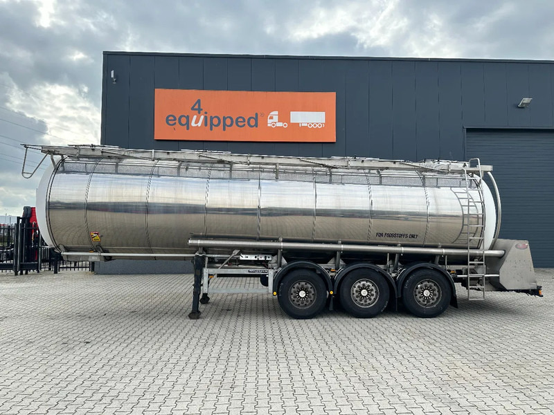 Feldbinder FOOD / LEVENSMIDDELEN / LEBENSMITTEL / 33.500L / 3-COMP / PUMP / NL-trailer / APK: 10-2026 - Semirimorchio cisterna: foto 2 Feldbinder FOOD / LEVENSMIDDELEN / LEBENSMITTEL / 33.500L / 3-COMP / PUMP / NL-trailer / APK: 10-2026 - Semirimorchio cisterna: foto 2