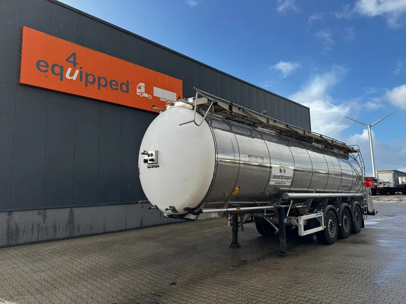 Feldbinder LEBENSMITTEL / LEVENSMIDDELEN FOOD / 33.500L / 3-COMP / PUMPE / INOX / NL-trailer / APK: 05-2026 - Semirimorchio cisterna: foto 1 Feldbinder LEBENSMITTEL / LEVENSMIDDELEN FOOD / 33.500L / 3-COMP / PUMPE / INOX / NL-trailer / APK: 05-2026 - Semirimorchio cisterna: foto 1