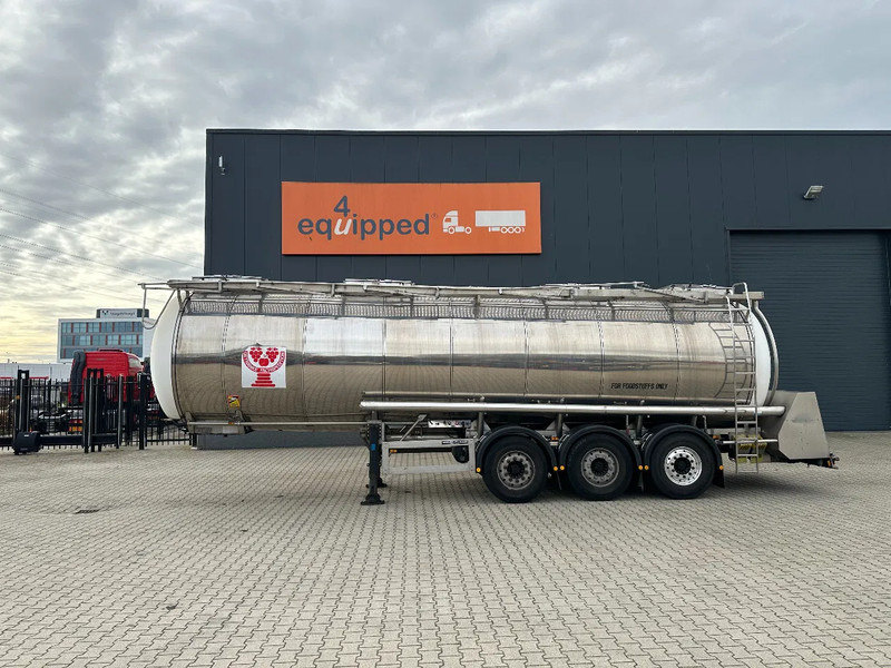 Feldbinder LEVENSMIDDELEN / FOOD / LEBENSMITTEL / 33.500L / 3-COMP / POMP / NL-trailer / APK: 09-2026, 10x beschikbaar - Semirimorchio cisterna: foto 3 Feldbinder LEVENSMIDDELEN / FOOD / LEBENSMITTEL / 33.500L / 3-COMP / POMP / NL-trailer / APK: 09-2026, 10x beschikbaar - Semirimorchio cisterna: foto 3