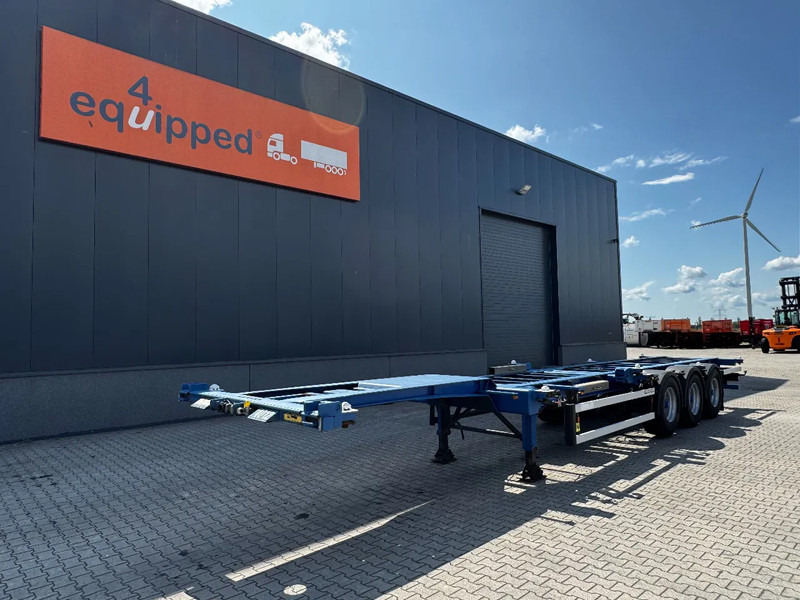 Groenewegen 40FT HC-chassis, BPW+Trommel, Liftachse, NL-Chassis - Semirimorchio portacontainer/ Caisse interchangeable: foto 1 Groenewegen 40FT HC-chassis, BPW+Trommel, Liftachse, NL-Chassis - Semirimorchio portacontainer/ Caisse interchangeable: foto 1