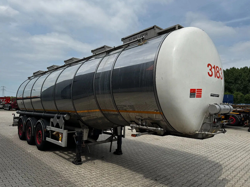 Semirimorchio cisterna Indox 37.500L / 1-COMP /4-BAFFELS, ADR, L4BH, INOX, NL, APK/ADR till 10/2025, new SAF axles, ALCOA: foto 7 Semirimorchio cisterna Indox 37.500L / 1-COMP /4-BAFFELS, ADR, L4BH, INOX, NL, APK/ADR till 10/2025, new SAF axles, ALCOA: foto 7