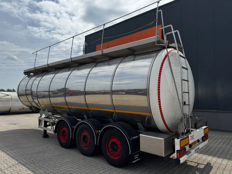 Indox 37.500L / 1-COMP /4-BAFFELS, ADR, L4BH, INOX, NL, APK/ADR till 10/2025, new SAF axles, ALCOA - Semirimorchio cisterna: foto 3 Indox 37.500L / 1-COMP /4-BAFFELS, ADR, L4BH, INOX, NL, APK/ADR till 10/2025, new SAF axles, ALCOA - Semirimorchio cisterna: foto 3