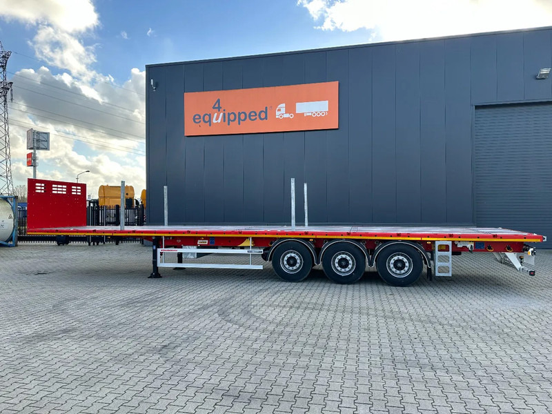Kässbohrer NEU Heavy-Duty Platform, Heckbündig, Twistlocks (1x 40FT / 2x 20FT), ADR (EX/II, EX/III, FL, AT), Rungtasschen, Scheibebremsen - Semirimorchio portacontainer/ Caisse interchangeable: foto 2 Kässbohrer NEU Heavy-Duty Platform, Heckbündig, Twistlocks (1x 40FT / 2x 20FT), ADR (EX/II, EX/III, FL, AT), Rungtasschen, Scheibebremsen - Semirimorchio portacontainer/ Caisse interchangeable: foto 2