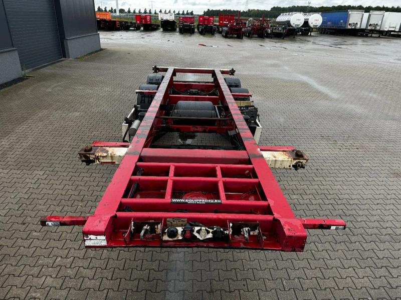 Krone 2-assig 20FT chassis, BPW + trommel, luchtvering, leeggewicht: 3.180kg - Semirimorchio portacontainer/ Caisse interchangeable: foto 2 Krone 2-assig 20FT chassis, BPW + trommel, luchtvering, leeggewicht: 3.180kg - Semirimorchio portacontainer/ Caisse interchangeable: foto 2