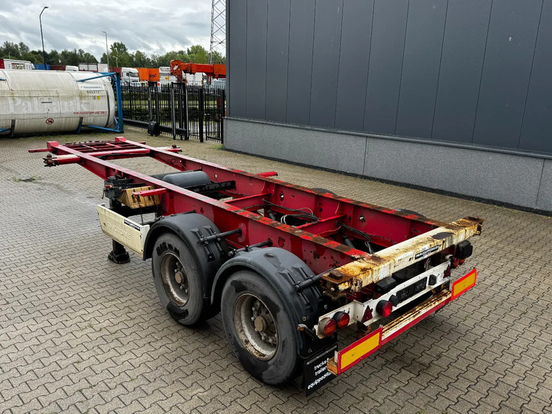 Krone 2-assig 20FT chassis, BPW + trommel, luchtvering, leeggewicht: 3.180kg - Semirimorchio portacontainer/ Caisse interchangeable: foto 4 Krone 2-assig 20FT chassis, BPW + trommel, luchtvering, leeggewicht: 3.180kg - Semirimorchio portacontainer/ Caisse interchangeable: foto 4