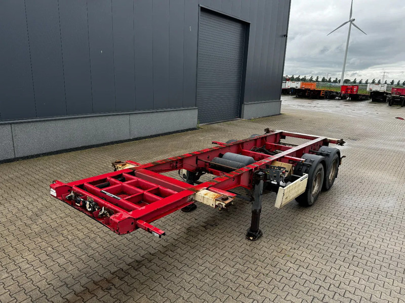Krone 2-assig 20FT chassis, BPW + trommel, luchtvering, leeggewicht: 3.180kg - Semirimorchio portacontainer/ Caisse interchangeable: foto 5 Krone 2-assig 20FT chassis, BPW + trommel, luchtvering, leeggewicht: 3.180kg - Semirimorchio portacontainer/ Caisse interchangeable: foto 5