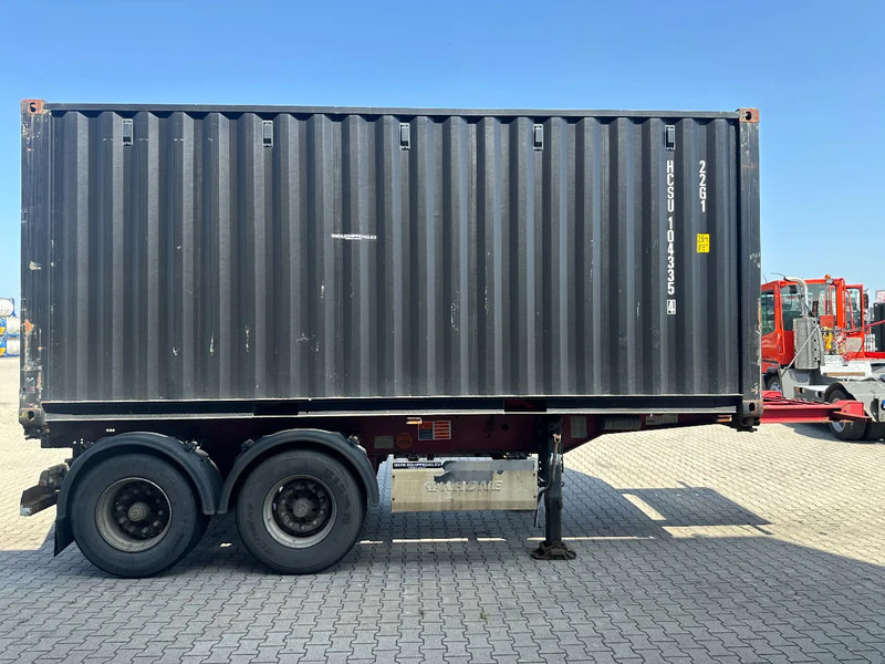 Krone 2-axle 20FT chassis + 20FT DV 8'6" container ONE-WAY - Semirimorchio portacontainer/ Caisse interchangeable: foto 3 Krone 2-axle 20FT chassis + 20FT DV 8'6" container ONE-WAY - Semirimorchio portacontainer/ Caisse interchangeable: foto 3