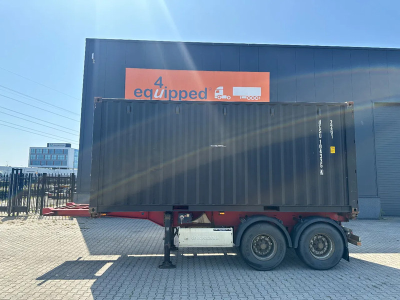 Krone 2-axle 20FT chassis + 20FT DV 8'6" container ONE-WAY - Semirimorchio portacontainer/ Caisse interchangeable: foto 2 Krone 2-axle 20FT chassis + 20FT DV 8'6" container ONE-WAY - Semirimorchio portacontainer/ Caisse interchangeable: foto 2