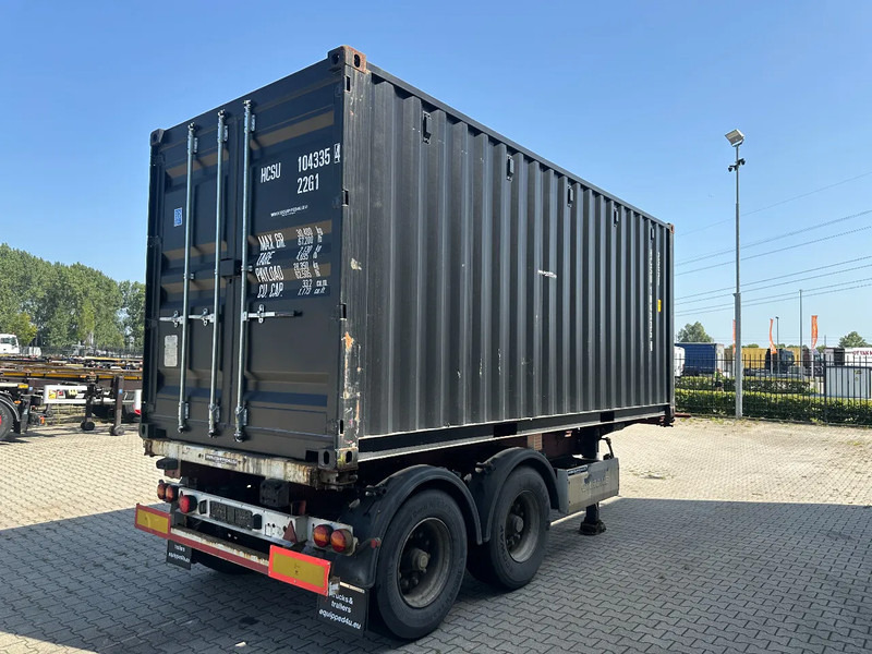 Krone 2-axle 20FT chassis + 20FT DV 8'6" container ONE-WAY - Semirimorchio portacontainer/ Caisse interchangeable: foto 4 Krone 2-axle 20FT chassis + 20FT DV 8'6" container ONE-WAY - Semirimorchio portacontainer/ Caisse interchangeable: foto 4