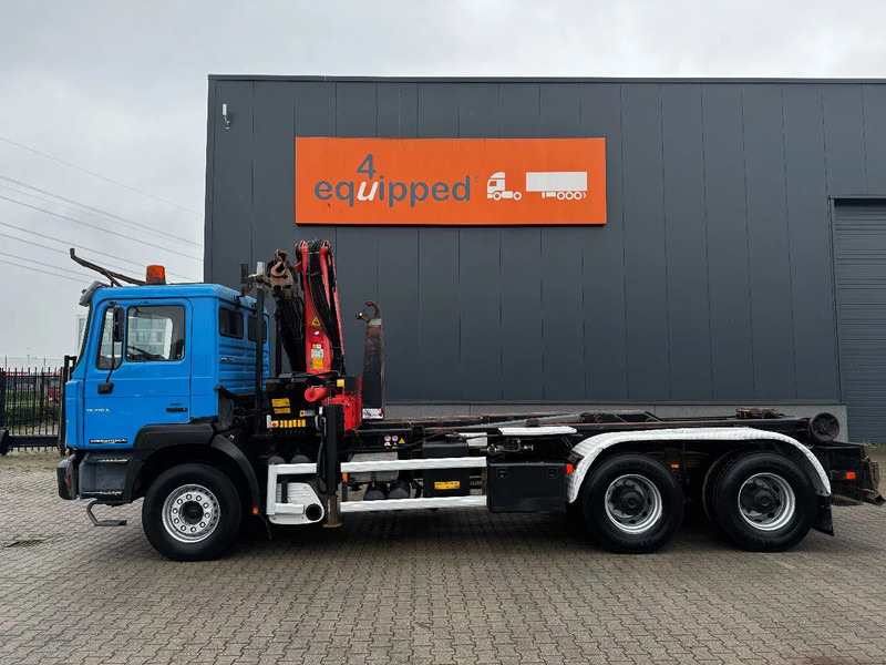 MAN FE 410A, 6x4, EURO 2, Palfinger PK17000 Crane + VDL HOOK, full spring, manual gearbox, MOT 9/2025 - Autocarro scarrabile, Camion con gru: foto 4 MAN FE 410A, 6x4, EURO 2, Palfinger PK17000 Crane + VDL HOOK, full spring, manual gearbox, MOT 9/2025 - Autocarro scarrabile, Camion con gru: foto 4
