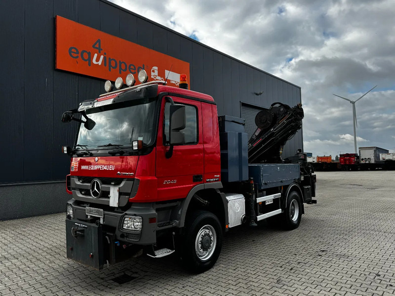 Mercedes-Benz Actros 2046 4x4 / FULL SPRING / HIAB 288 EP 5 HIPRO Crane / EURO-5 - Camion con gru: foto 3 Mercedes-Benz Actros 2046 4x4 / FULL SPRING / HIAB 288 EP 5 HIPRO Crane / EURO-5 - Camion con gru: foto 3