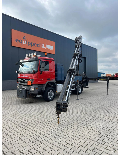Mercedes-Benz Actros 2046 4x4 / FULL SPRING / HIAB 288 EP 5 HIPRO Crane / EURO-5 - Camion con gru: foto 1 Mercedes-Benz Actros 2046 4x4 / FULL SPRING / HIAB 288 EP 5 HIPRO Crane / EURO-5 - Camion con gru: foto 1