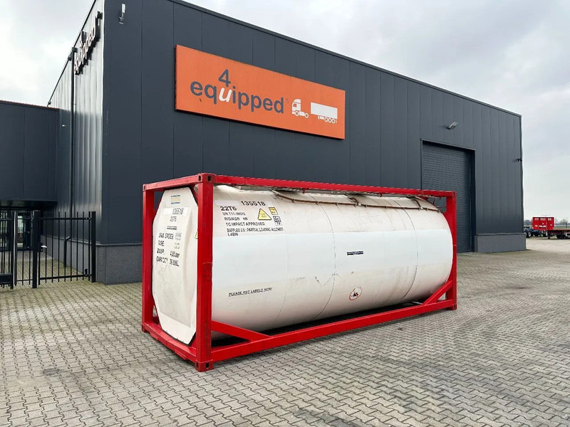 SINGAMAS 20FT ISO, 26.000L/1-COMP/3 BAFFELS/3 manholes, 5Y inspection: 06/2027 - Serbatoio di stoccaggio: foto 1 SINGAMAS 20FT ISO, 26.000L/1-COMP/3 BAFFELS/3 manholes, 5Y inspection: 06/2027 - Serbatoio di stoccaggio: foto 1