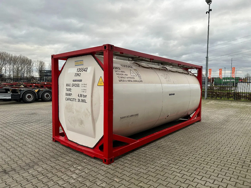 SINGAMAS 20FT ISO, 26.000L/1-COMP/3 BAFFELS/3 manholes, 5Y inspection: 06/2027 - Serbatoio di stoccaggio: foto 4 SINGAMAS 20FT ISO, 26.000L/1-COMP/3 BAFFELS/3 manholes, 5Y inspection: 06/2027 - Serbatoio di stoccaggio: foto 4