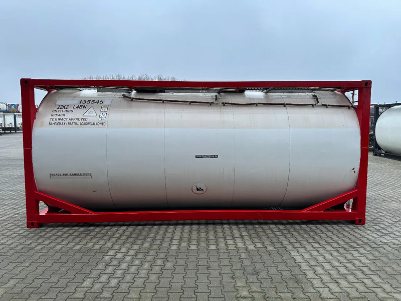 SINGAMAS 20FT ISO, 26.000L/1-COMP/3 BAFFELS/3 manholes, 5Y inspection: 06/2027 - Serbatoio di stoccaggio: foto 3 SINGAMAS 20FT ISO, 26.000L/1-COMP/3 BAFFELS/3 manholes, 5Y inspection: 06/2027 - Serbatoio di stoccaggio: foto 3