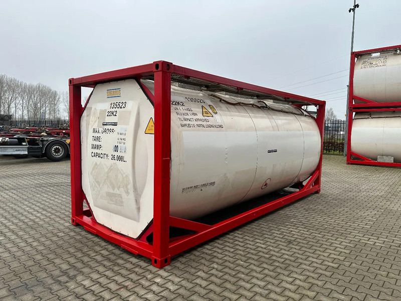 SINGAMAS 20FT ISO, 26.000L/1-COMP/3 BAFFELS/3 manholes, 5Y inspection: 06/2027 - Serbatoio di stoccaggio: foto 4 SINGAMAS 20FT ISO, 26.000L/1-COMP/3 BAFFELS/3 manholes, 5Y inspection: 06/2027 - Serbatoio di stoccaggio: foto 4