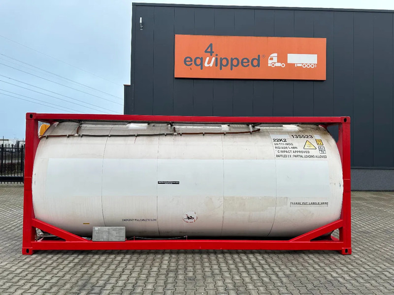 SINGAMAS 20FT ISO, 26.000L/1-COMP/3 BAFFELS/3 manholes, 5Y inspection: 06/2027 - Serbatoio di stoccaggio: foto 2 SINGAMAS 20FT ISO, 26.000L/1-COMP/3 BAFFELS/3 manholes, 5Y inspection: 06/2027 - Serbatoio di stoccaggio: foto 2