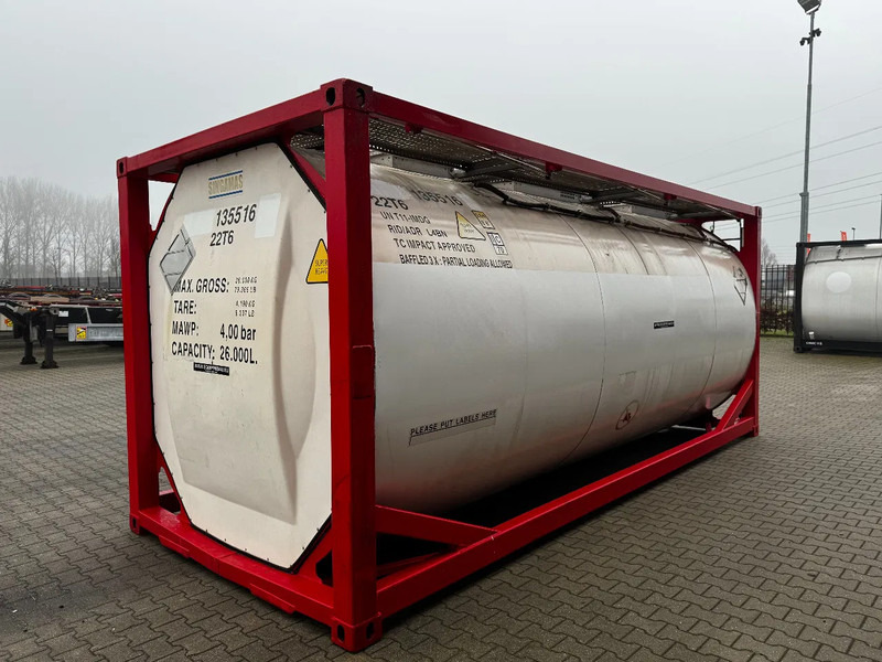 SINGAMAS 20FT ISO, 26.000L/1-COMP/3 BAFFELS/3 manholes, 5Y inspection: 07/2027 - Serbatoio di stoccaggio: foto 5 SINGAMAS 20FT ISO, 26.000L/1-COMP/3 BAFFELS/3 manholes, 5Y inspection: 07/2027 - Serbatoio di stoccaggio: foto 5