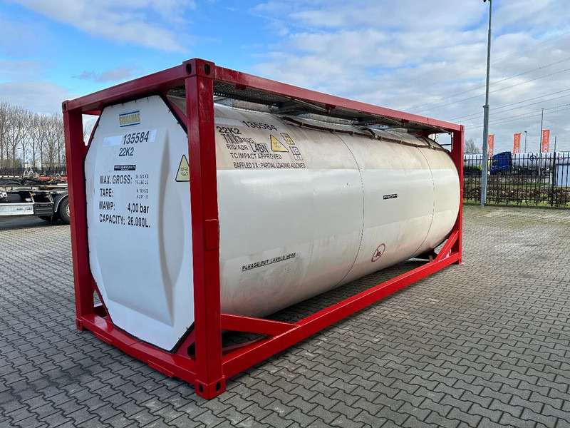 SINGAMAS 20FT ISO, 26.000L/1-COMP/3 BAFFELS/3 manholes, ADR inspectio valid till: 07/2025 - Serbatoio di stoccaggio: foto 4 SINGAMAS 20FT ISO, 26.000L/1-COMP/3 BAFFELS/3 manholes, ADR inspectio valid till: 07/2025 - Serbatoio di stoccaggio: foto 4