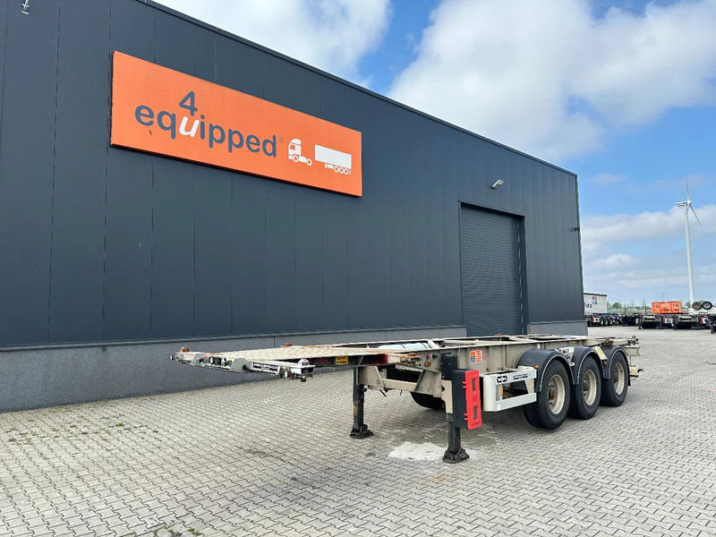 Van Hool 20FT/30FT, ADR (EX/II, EX/III, FL, AT), BPW + drum, ALCOA, galvanized, liftaxle, NL-Chassis - Semirimorchio portacontainer/ Caisse interchangeable: foto 1 Van Hool 20FT/30FT, ADR (EX/II, EX/III, FL, AT), BPW + drum, ALCOA, galvanized, liftaxle, NL-Chassis - Semirimorchio portacontainer/ Caisse interchangeable: foto 1
