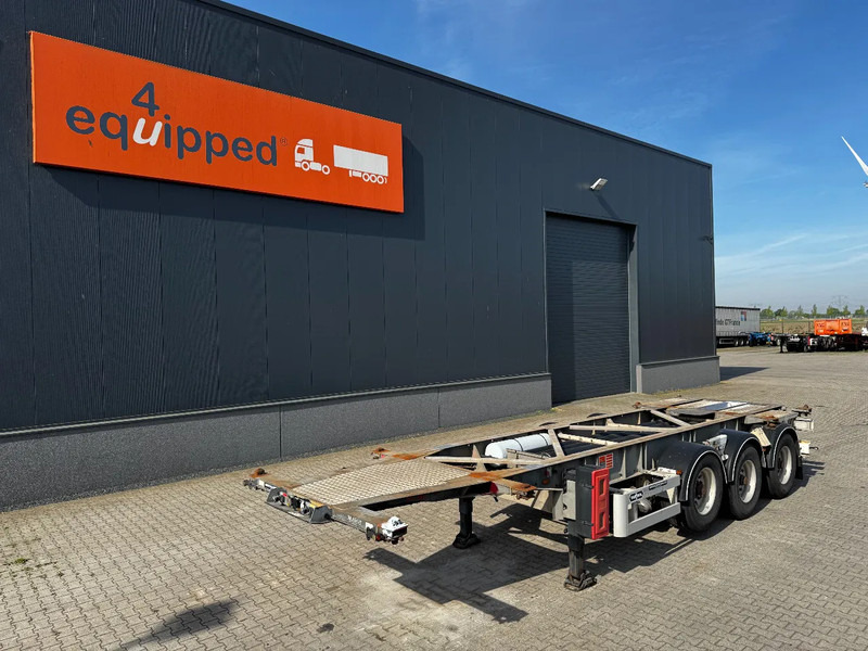 Van Hool 20FT/30FT, ADR (EX/II, EX/III, FL, AT), BPW + drum, ALCOA, galvanized, liftaxle, NL-Chassis - Semirimorchio portacontainer/ Caisse interchangeable: foto 1 Van Hool 20FT/30FT, ADR (EX/II, EX/III, FL, AT), BPW + drum, ALCOA, galvanized, liftaxle, NL-Chassis - Semirimorchio portacontainer/ Caisse interchangeable: foto 1