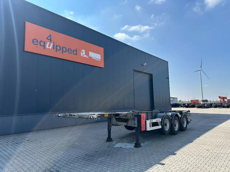 Van Hool 20FT/30FT, ADR (EX/II, EX/III, FL, AT), BPW + drum, ALCOA, galvanized, liftaxle, NL-Chassis - Semirimorchio portacontainer/ Caisse interchangeable: foto 1 Van Hool 20FT/30FT, ADR (EX/II, EX/III, FL, AT), BPW + drum, ALCOA, galvanized, liftaxle, NL-Chassis - Semirimorchio portacontainer/ Caisse interchangeable: foto 1