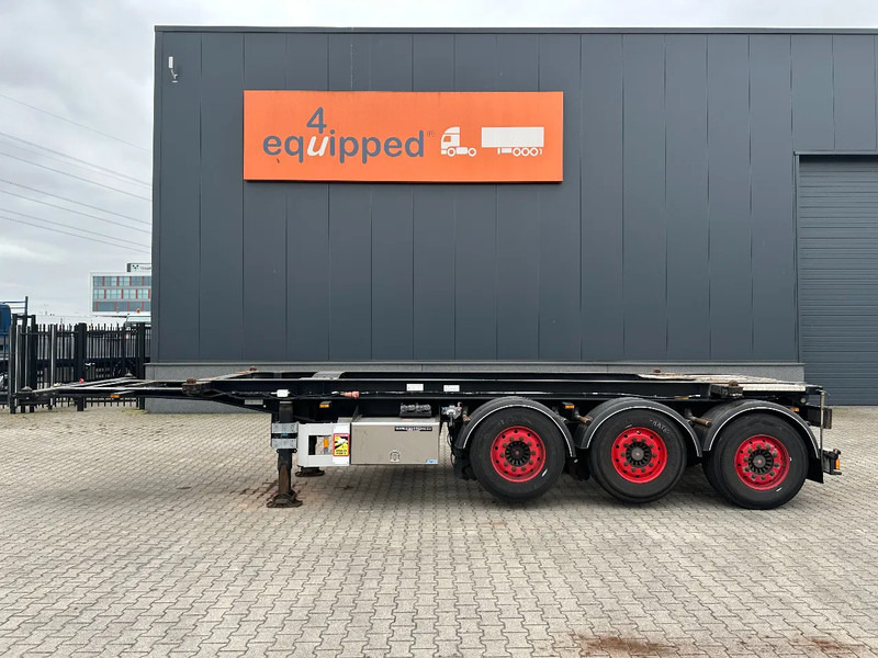 Van Hool 20FT Tipping-chassis, ADR (EX/II, EX/III, FL, AT, OX), SAF, 2 liftaxles, APK/ADR: 06-2026 - Semirimorchio portacontainer/ Caisse interchangeable: foto 3 Van Hool 20FT Tipping-chassis, ADR (EX/II, EX/III, FL, AT, OX), SAF, 2 liftaxles, APK/ADR: 06-2026 - Semirimorchio portacontainer/ Caisse interchangeable: foto 3