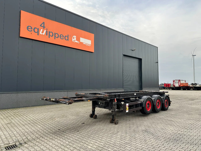 Van Hool 20FT Tipping-chassis, ADR (EX/II, EX/III, FL, AT), SAF + DISC, 2 liftaxles - Semirimorchio portacontainer/ Caisse interchangeable: foto 2 Van Hool 20FT Tipping-chassis, ADR (EX/II, EX/III, FL, AT), SAF + DISC, 2 liftaxles - Semirimorchio portacontainer/ Caisse interchangeable: foto 2